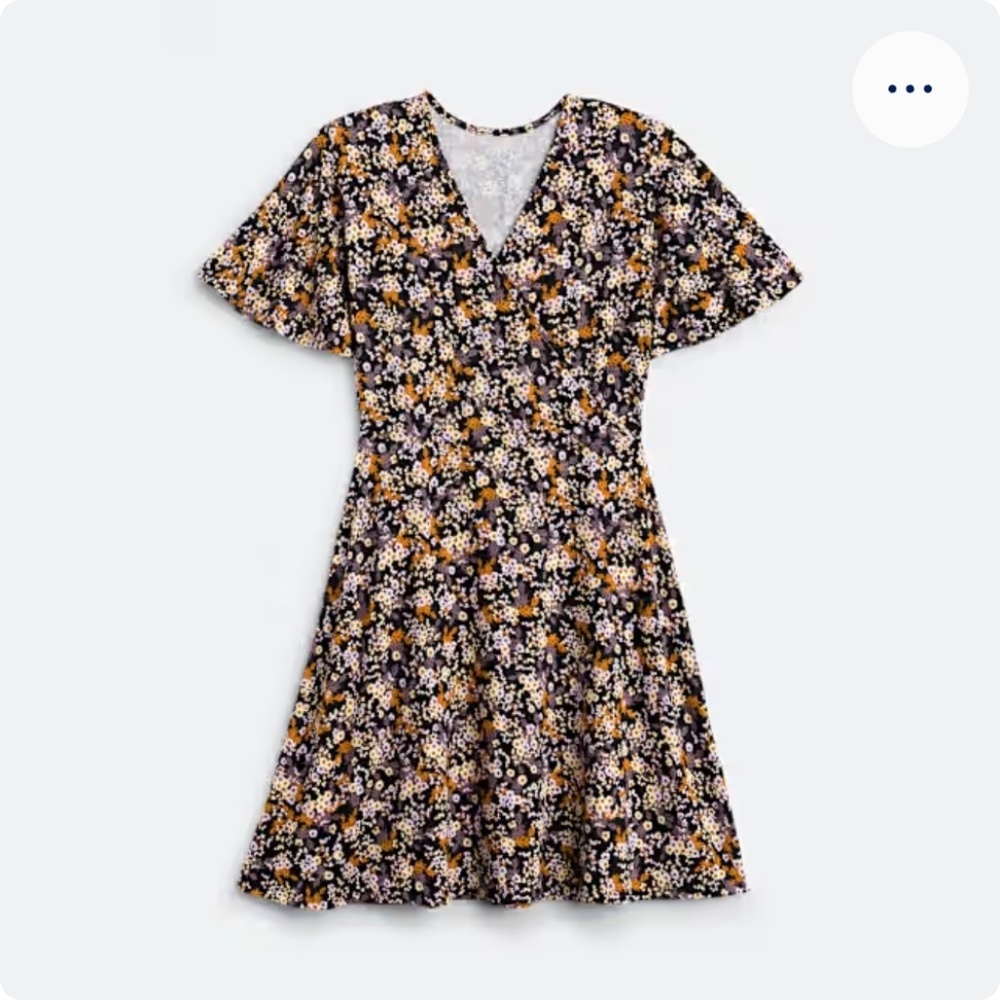 41 HAWTHORN Elisse Knit Surplice Dress - Floral